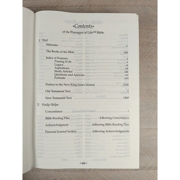 The Passages Of Life Bible New King James Version NKJV Hardcover Red - Picture 5 of 11